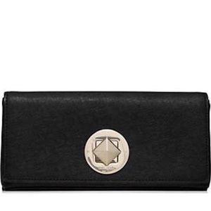 Kate Spade Black Leather Clutch